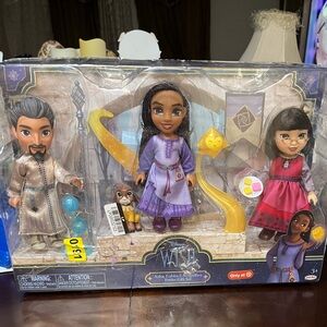 Disney Purple and Red Doll Set Modern Style